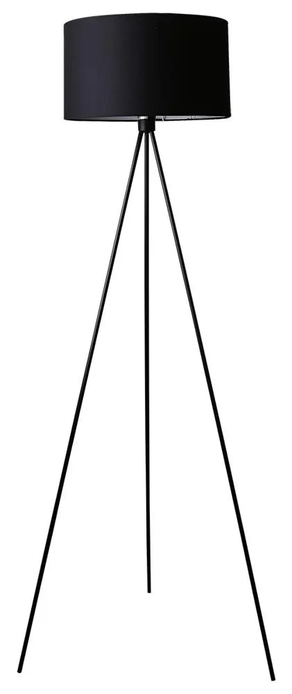 TRIANO LAMPA PODŁOGOWA 1X60W E27 CZARNY