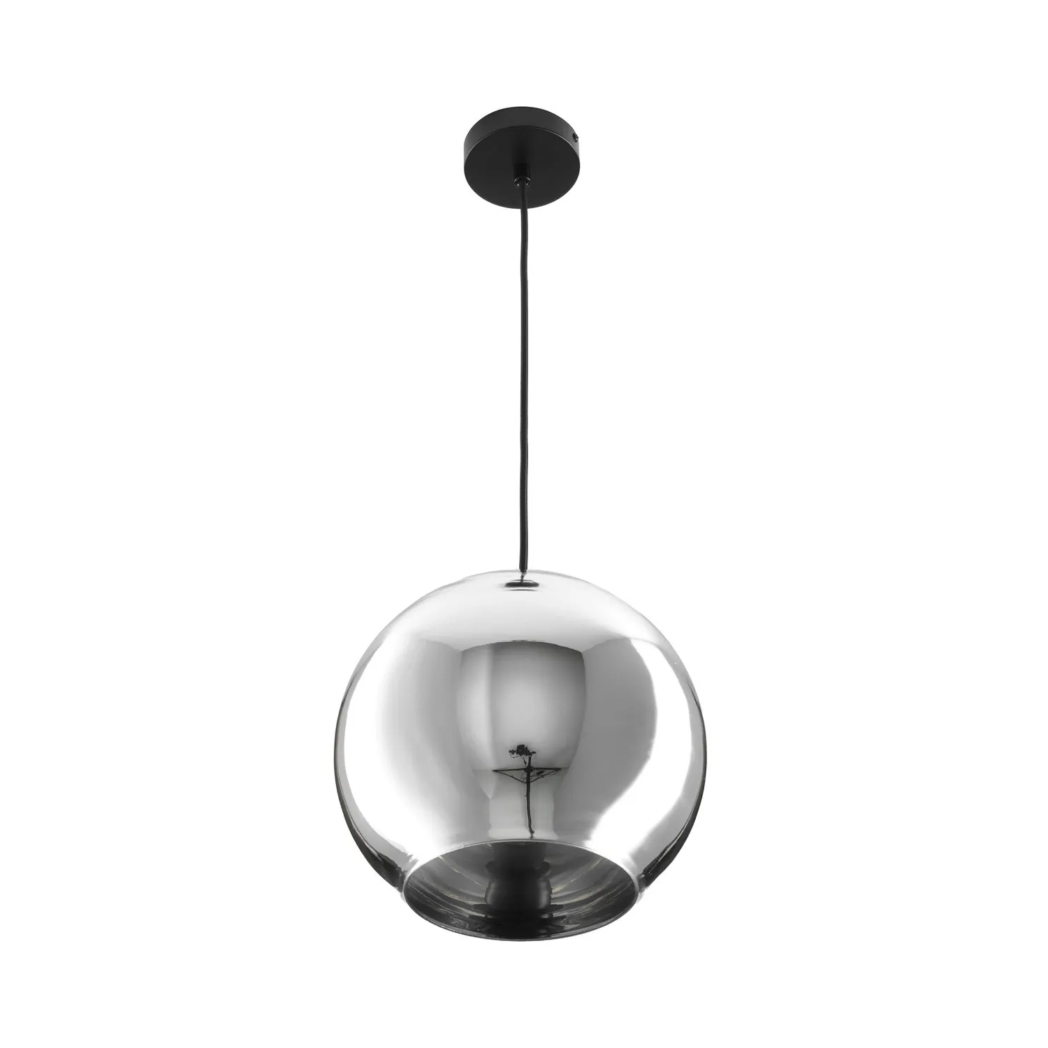 Lampa wisząca MIRROR GLOW - S chrom 25 cm - obrazek 3