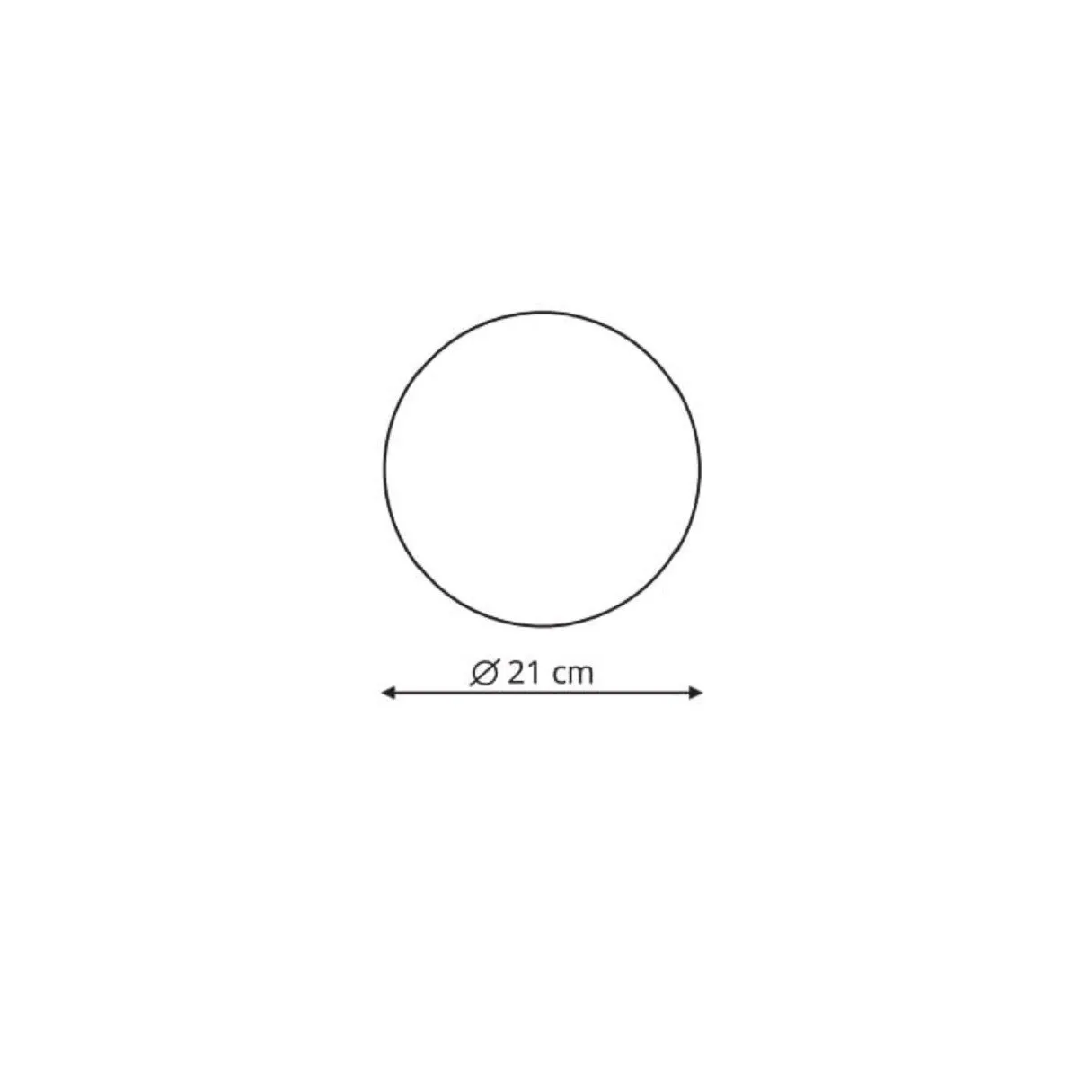 Plafon Platillo 21 cm czarny LED CCT - obrazek 8
