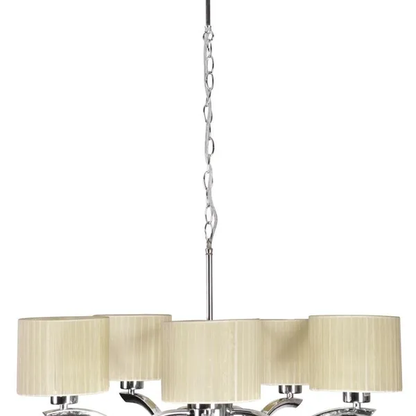 DRAGA LAMPA WISZĄCA 5X60W E27 KREMOWY