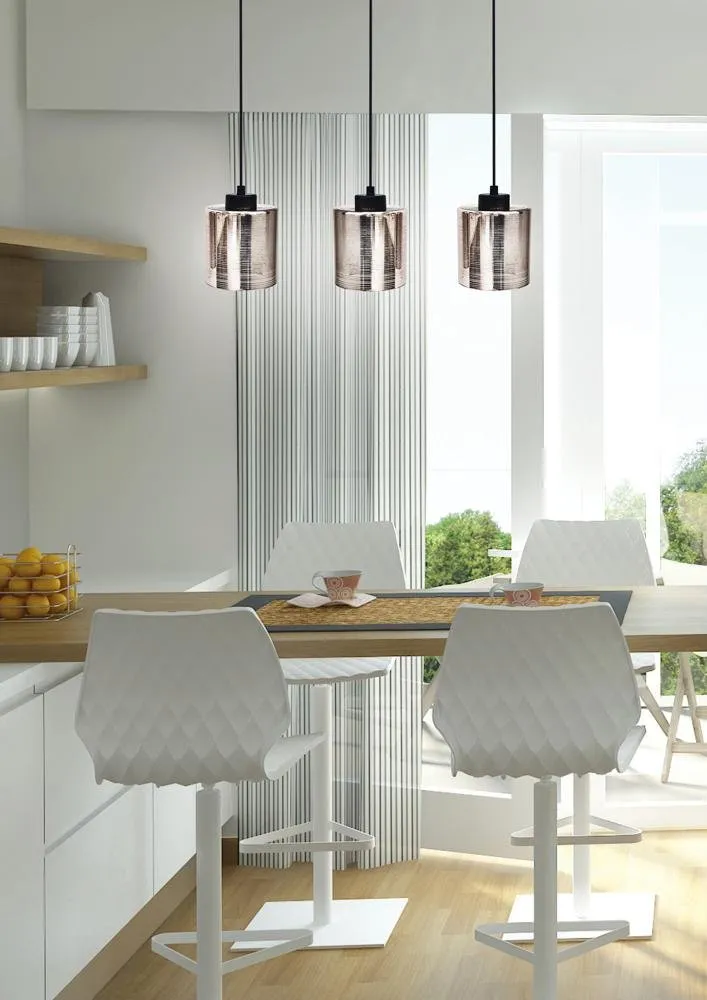 COX LAMPA WISZĄCA 3X60W E27 CHROM - obrazek 3