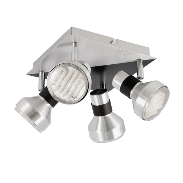 SORTHA 1 LAMPA SUFITOWA PLAFON 4X9W GX53 ENERGOOSZCZĘDNA