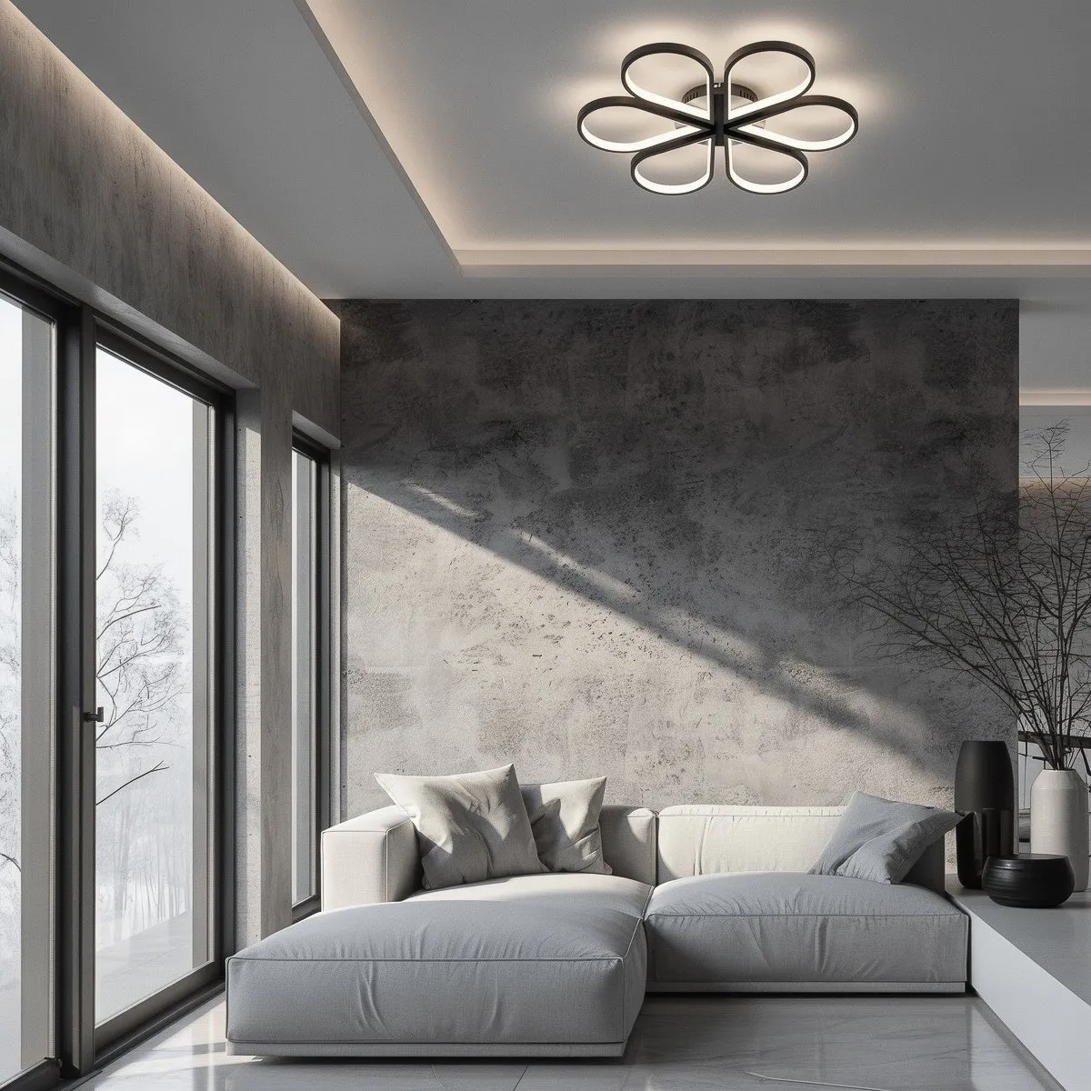Plafon Velva czarny LED CCT - obrazek 3