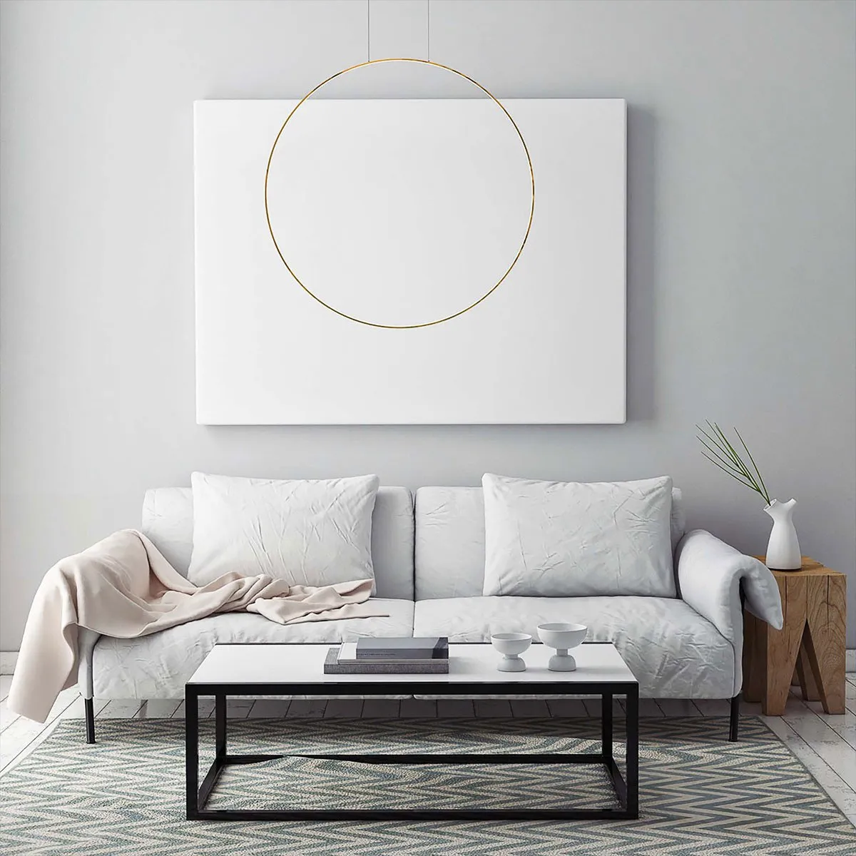 Lampa wisząca Mirror S złota IP44 LED CCT - obrazek 4