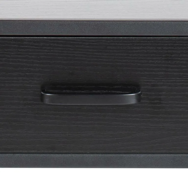 Szafka nocna Actona Seaford metalowa z 1 szufladą czarna - obrazek 6