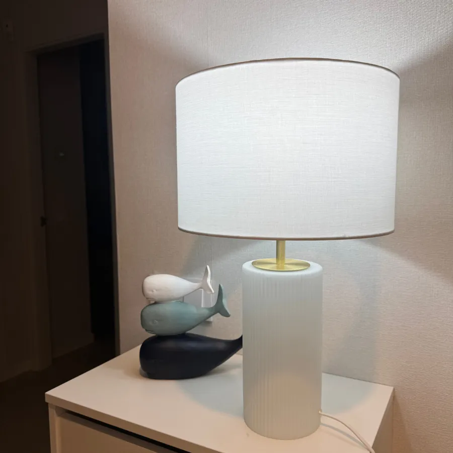 Lampa stołowa Tokio biała 1xE27 - obrazek 3