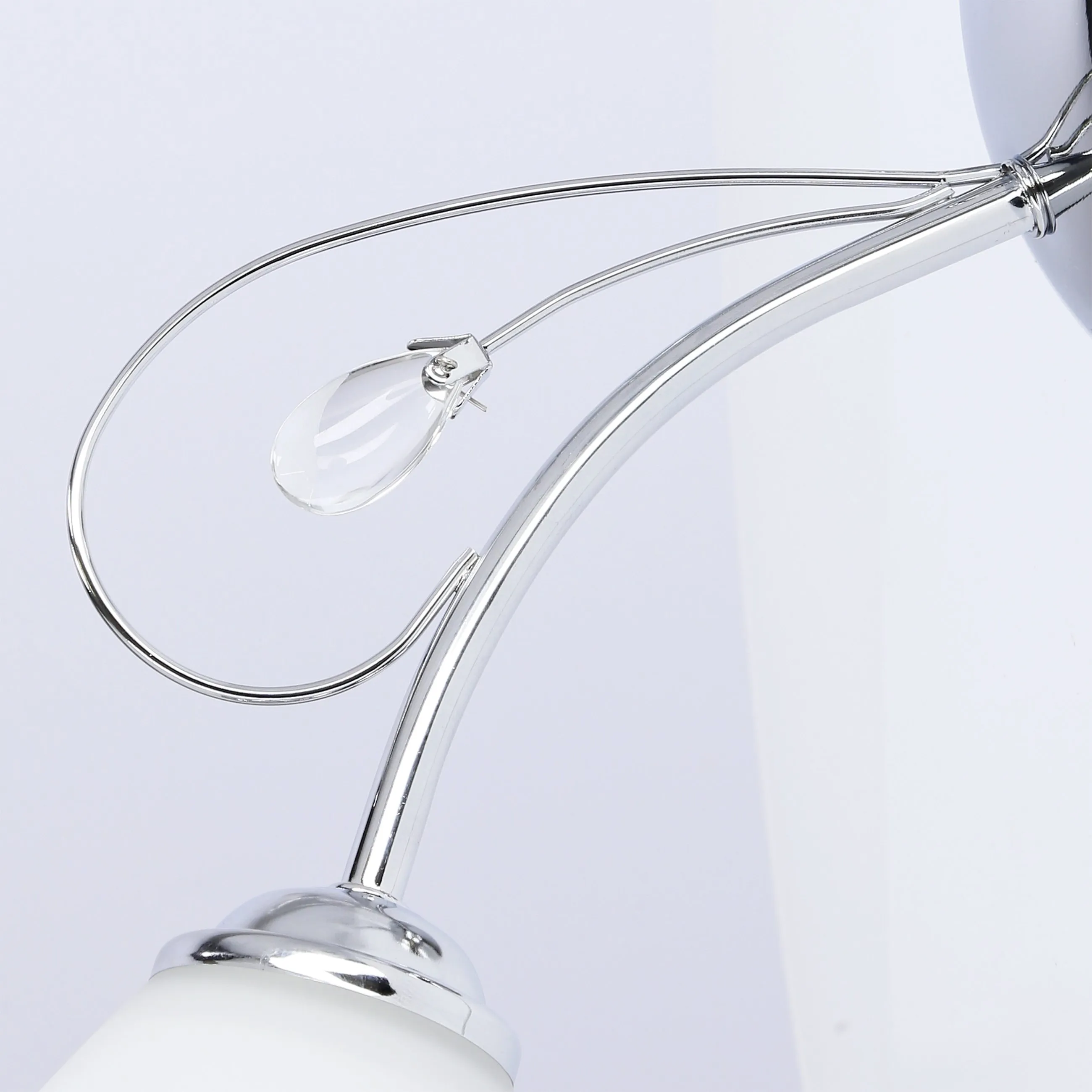 SIMPLI LAMPA WISZĄCA 3*40W E27 CHROM Z KRYSZTAŁKIEM+KLOSZ Z PASKIEM - obrazek 8