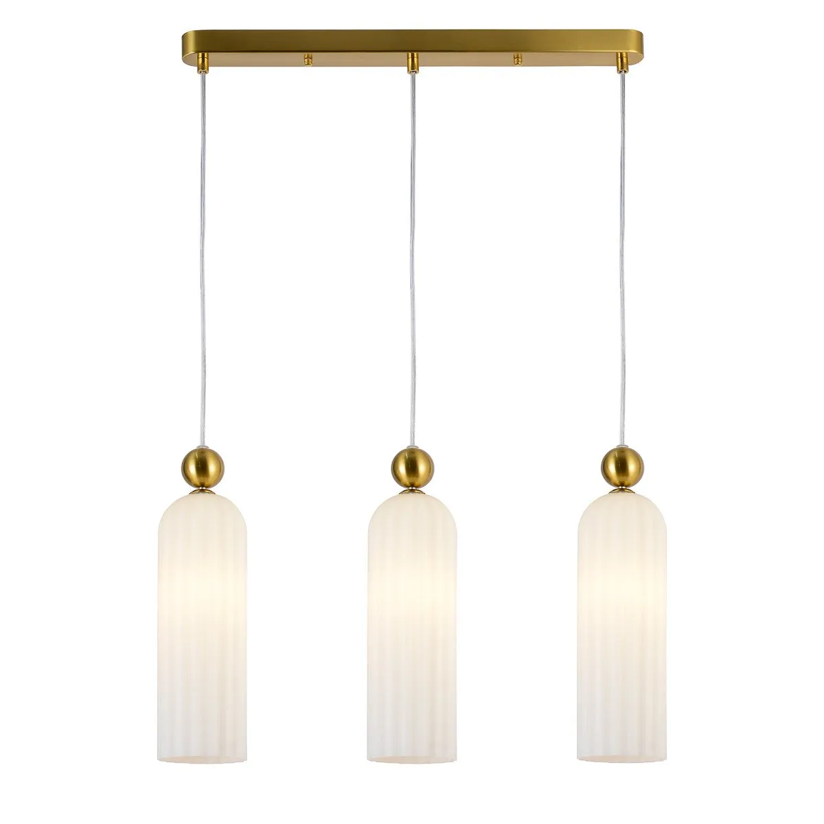 Lampa wisząca Piega 3 biała 3xE14