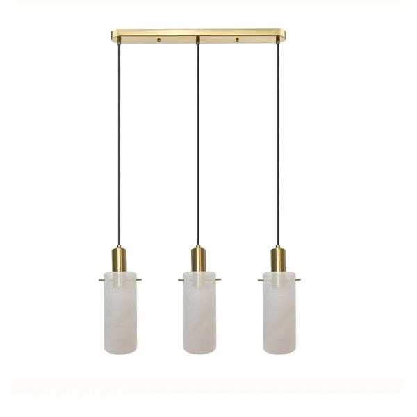 Lampa wisząca Tirana 3 biała 3xE27