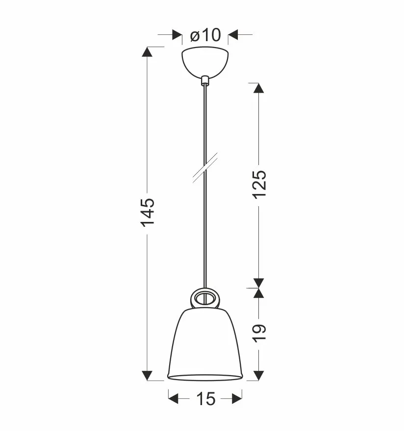 LAMPA WISZĄCA SEWILLA S 1 RÓŻOWY - obrazek 5
