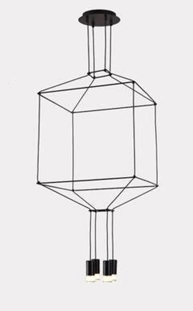 Lampa wisząca LINEA-4 czarna 45 cm - obrazek 3
