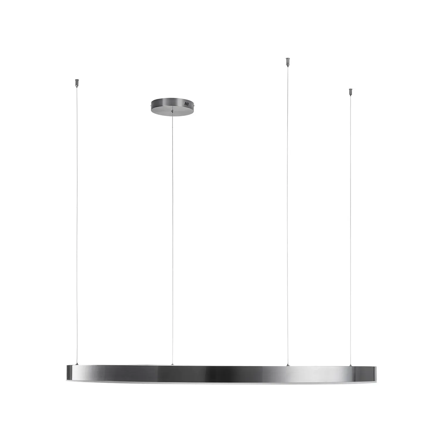 Lampa wisząca CIRCLE 120 cm - LED, ring tytan szczotkowany - obrazek 5