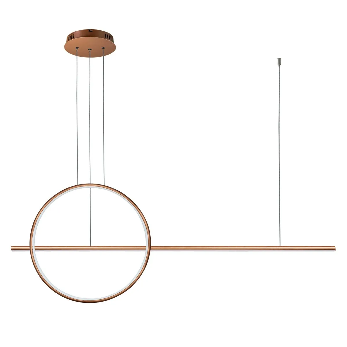Lampa wisząca Linea No.2 120 40cm miedziana 4k DALI - obrazek 6