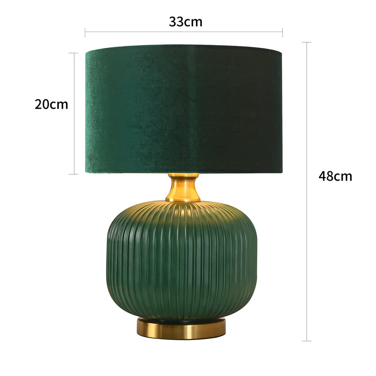 Lampa stołowa Tamiza 48 cm zielona 1xE27 - obrazek 13