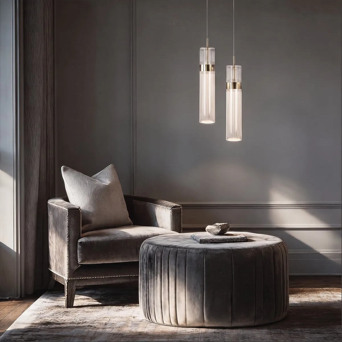 Lampa wisząca Ambiente złota LED CCT - obrazek 4