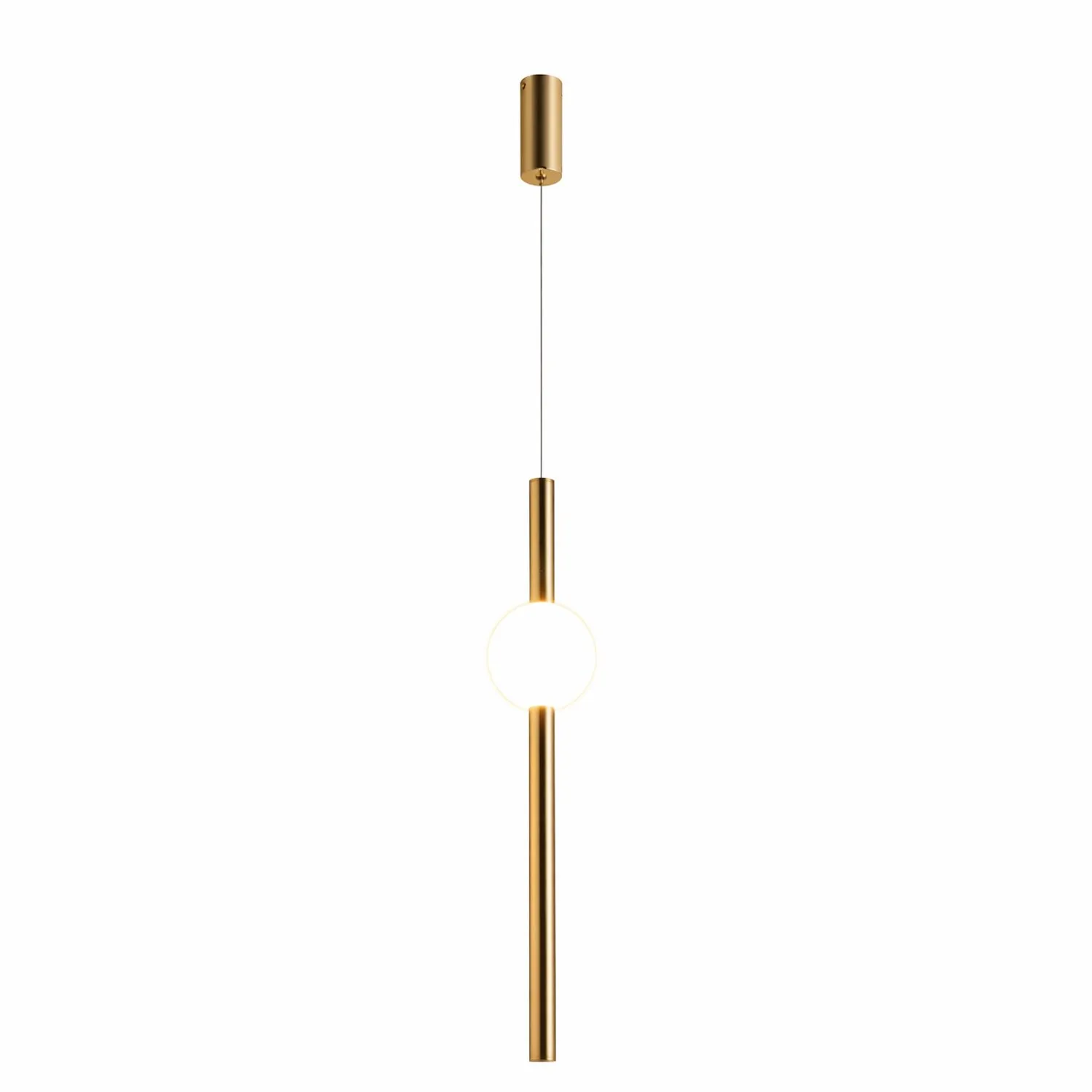 Lampa wisząca O-LINE 63 - LED, 63 cm, złoty połysk - obrazek 12