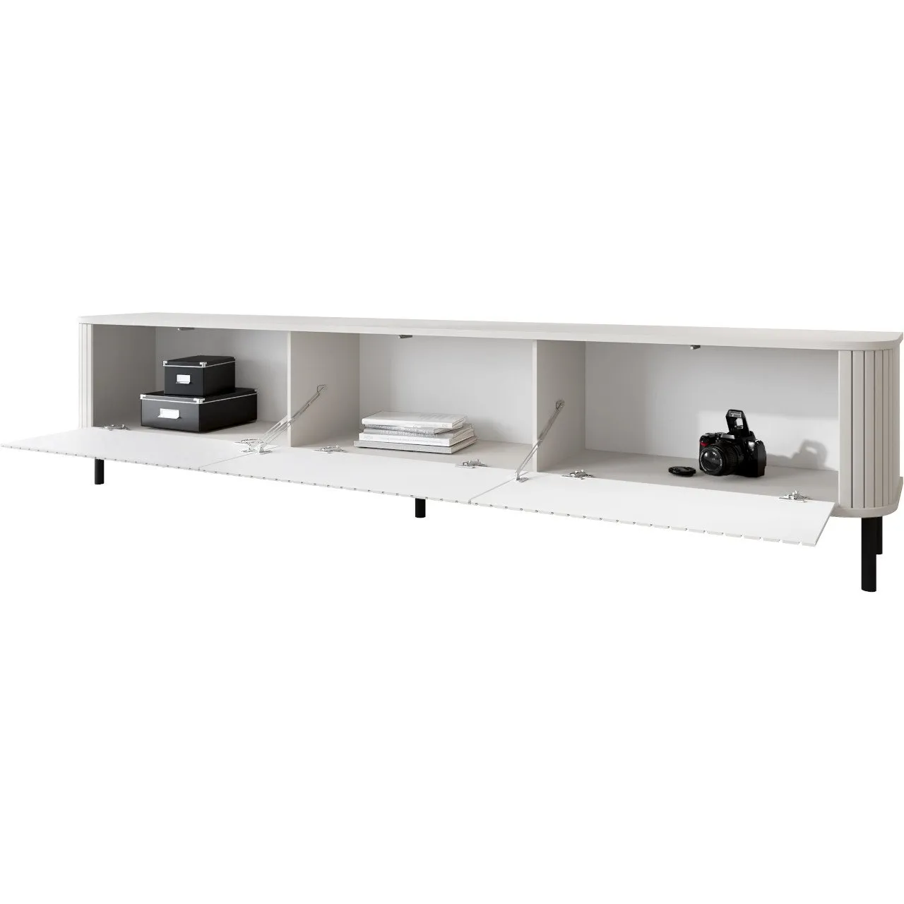 Komoda RTV ZYLIO 215N biały - obrazek 2