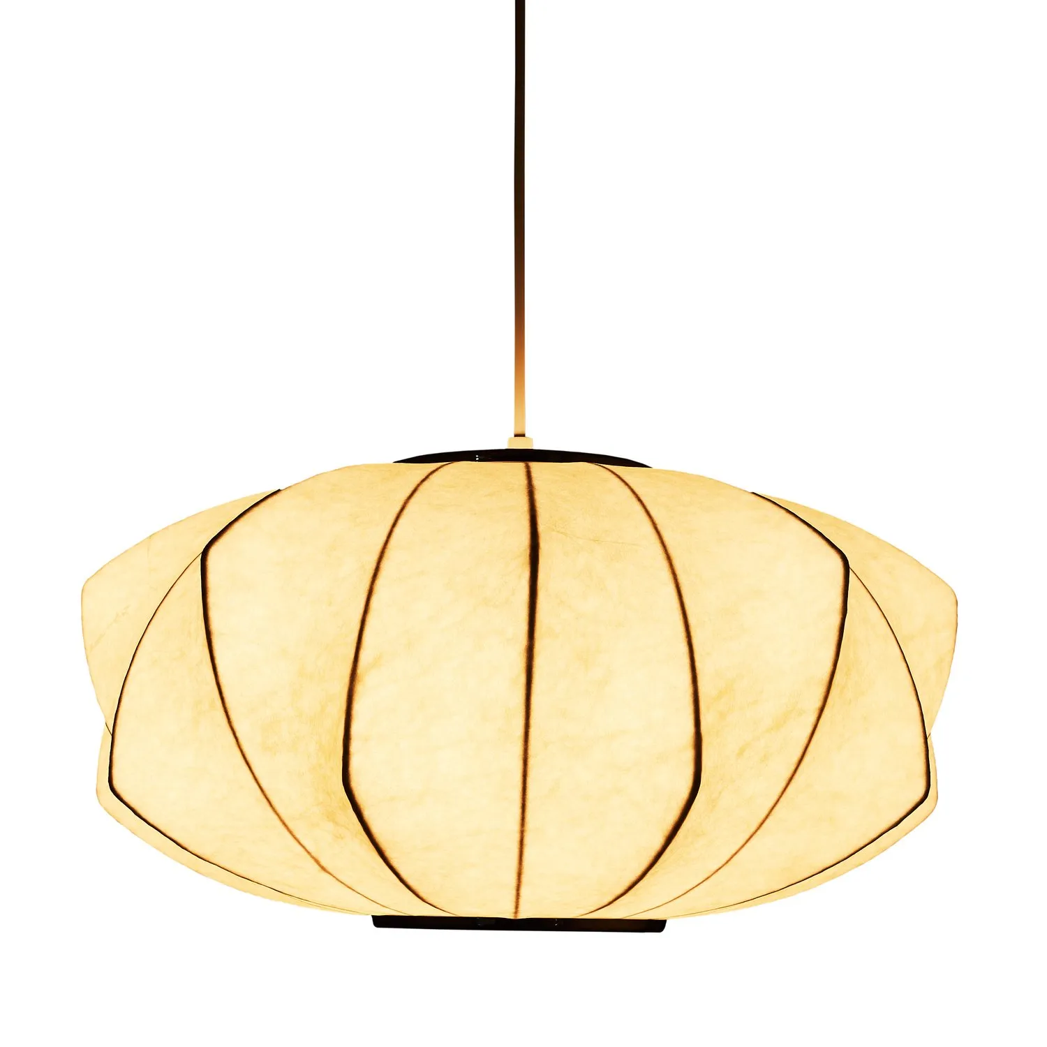 Lampa wisząca SILK V-shape biała 45 cm - nowoczesna i minimalistyczna - obrazek 6