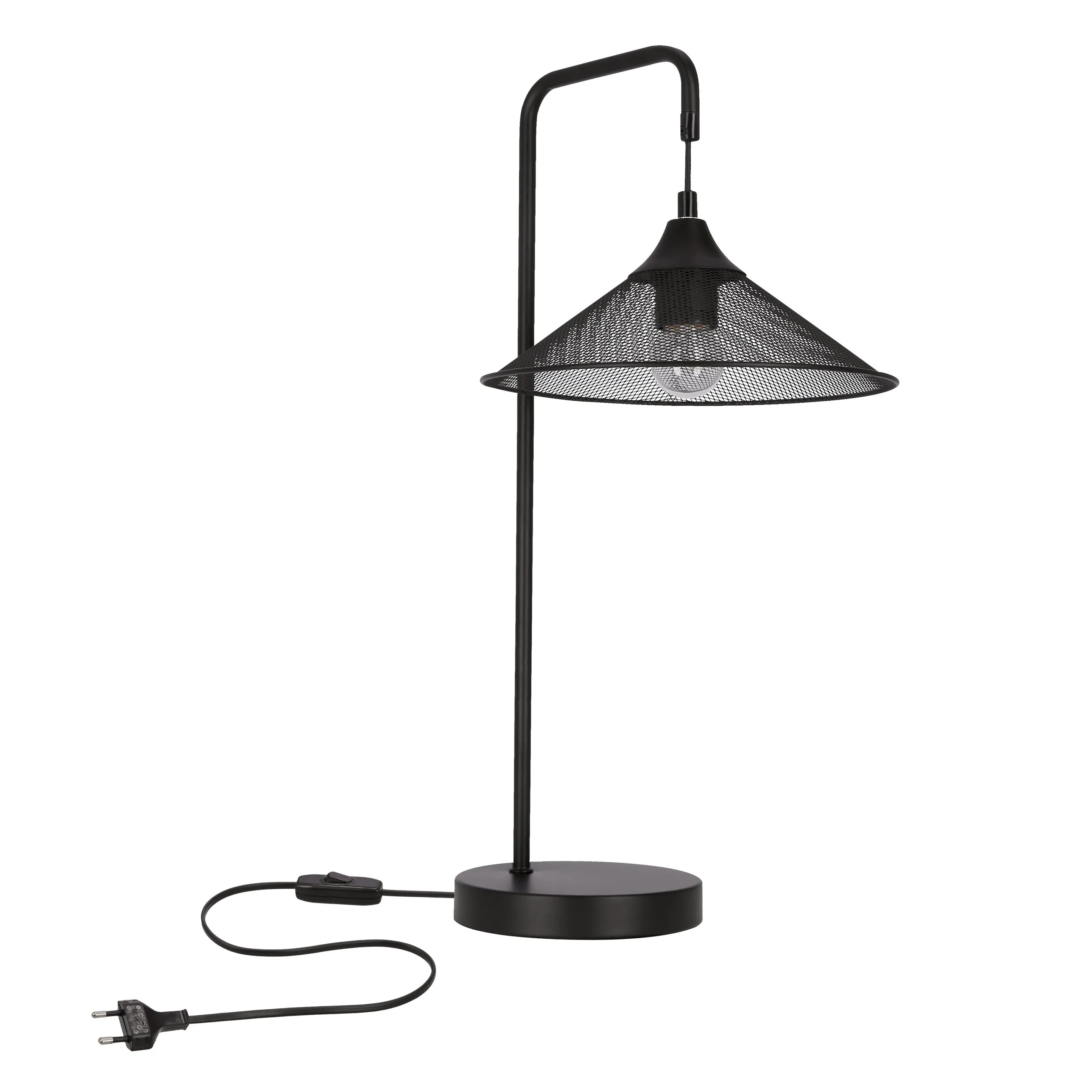 LAMPA STOŁOWA KIRUNA 1 CZARNY 55x25x30