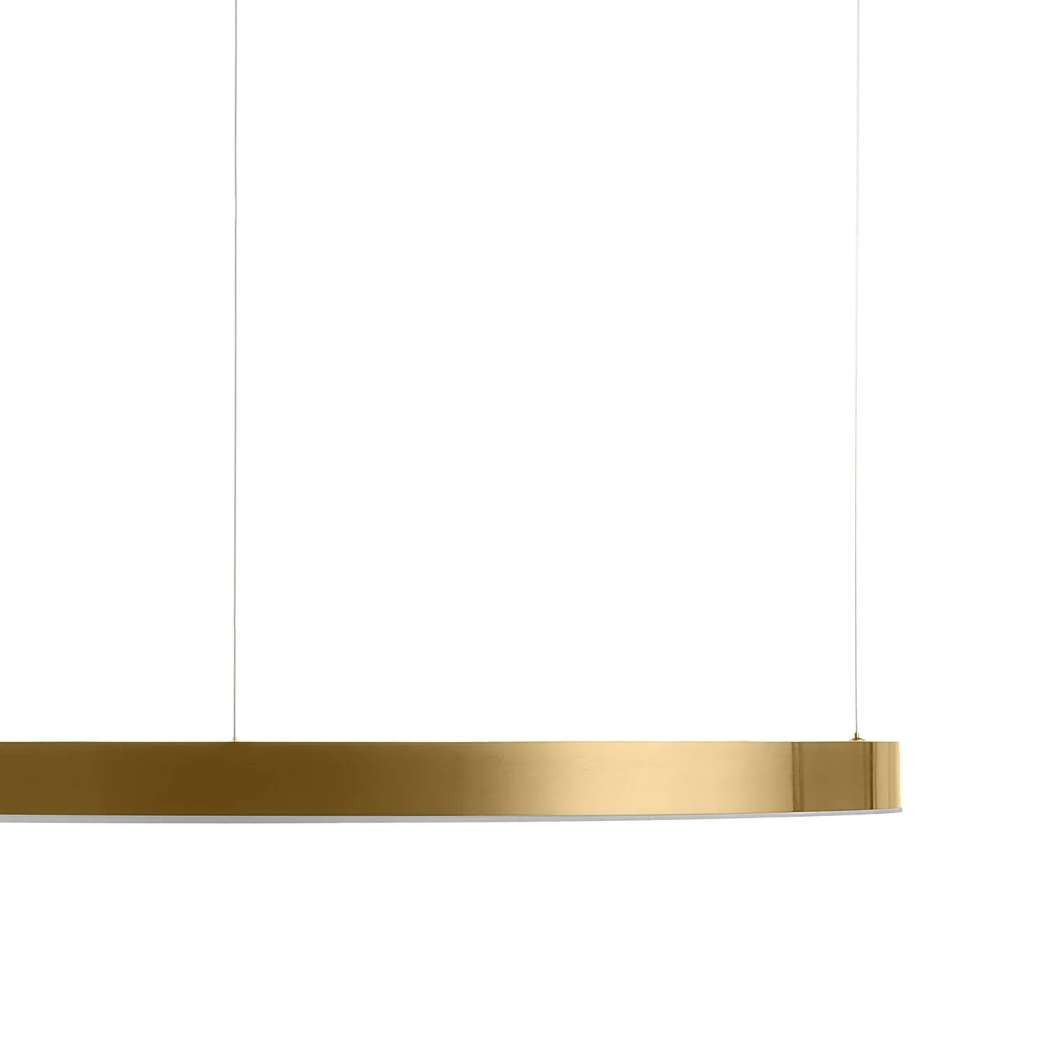 Lampa wisząca CIRCLE 100 cm - LED, ring mosiądz szczotkowany - obrazek 4