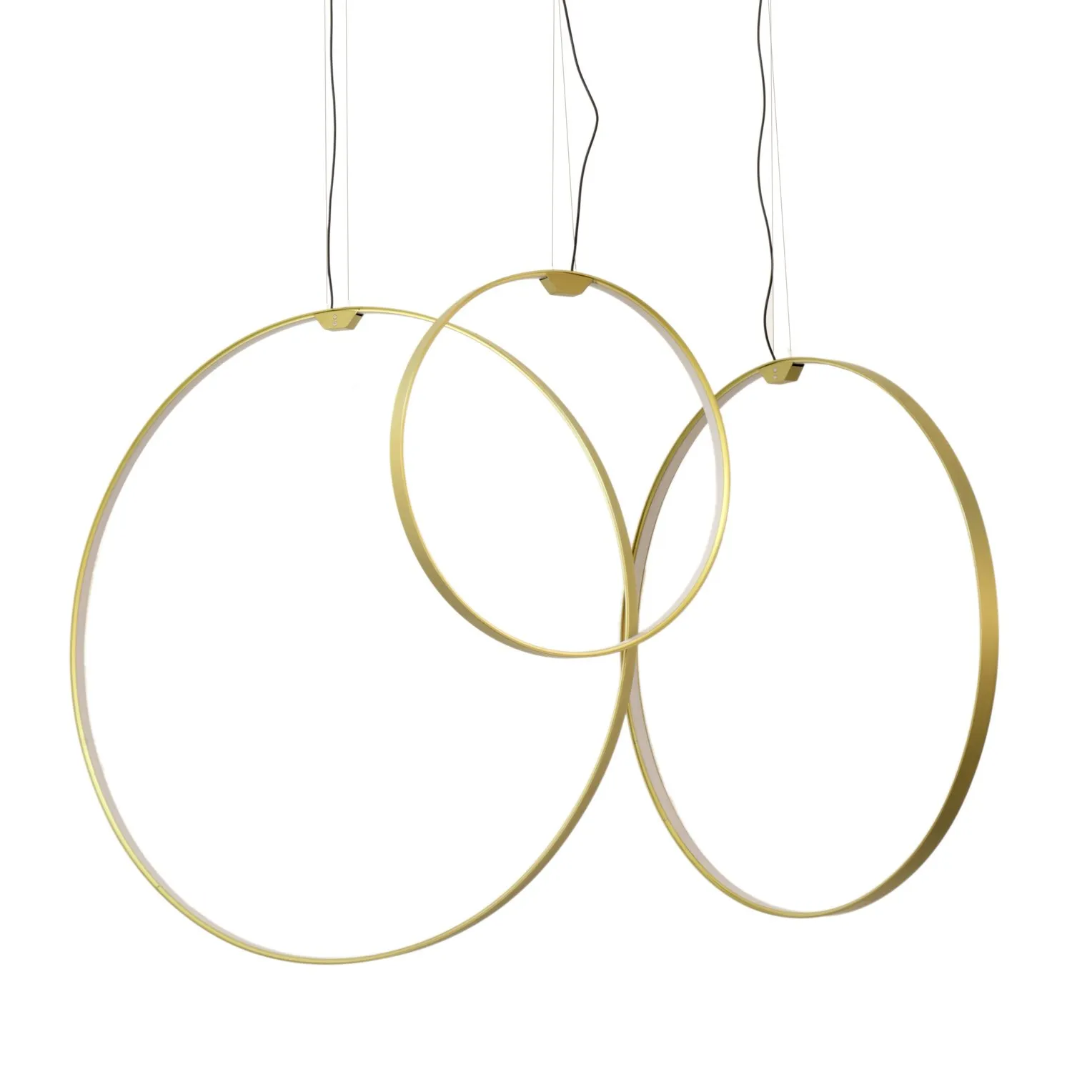 Lampa wisząca ACIRCULO 60 cm - zloty ring LED - obrazek 6