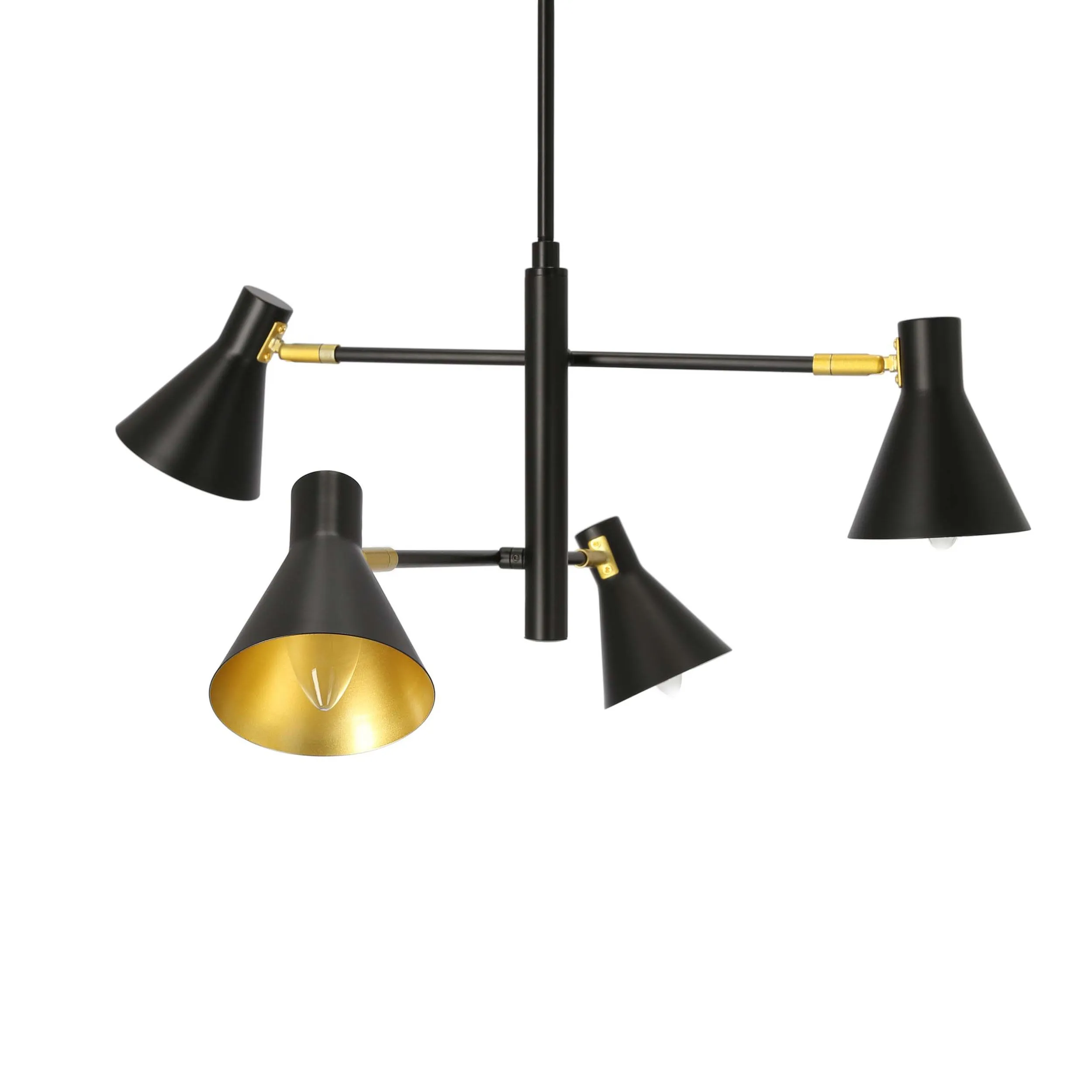 LESS LAMPA WISZĄCA 4X40W E14 CZARNY MATOWY - obrazek 9