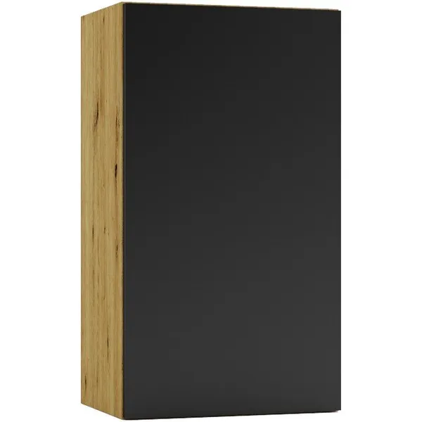 Szafka górna W40 ELLEN 21 dąb artisan / czarny groszek