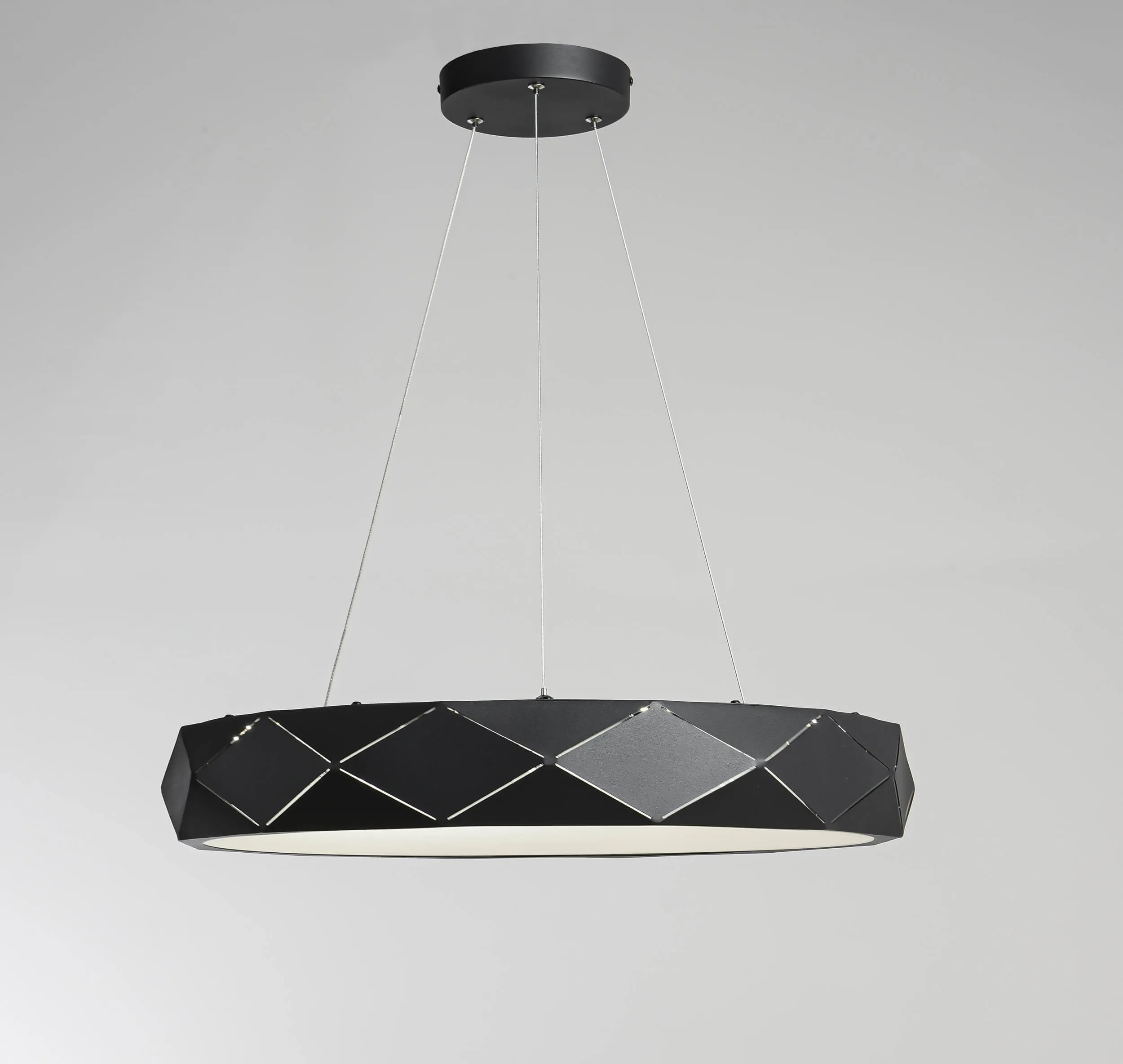 Lampa wisząca Reus czarna LED 4000K - obrazek 5