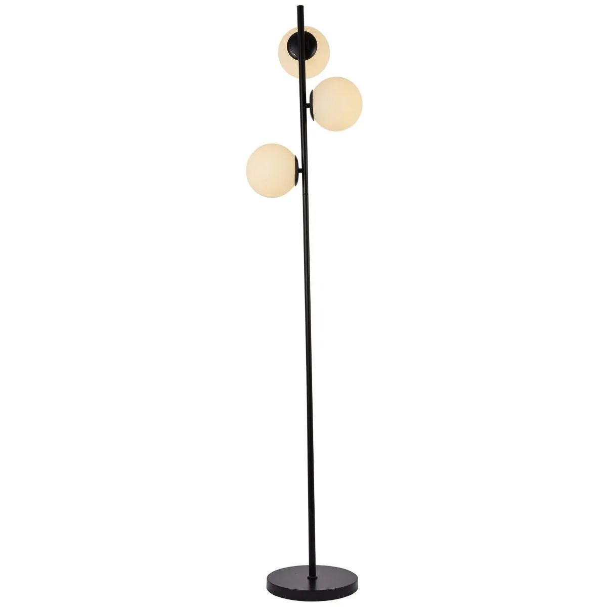 Lampa podłogowa Dorado czarna 3xE14