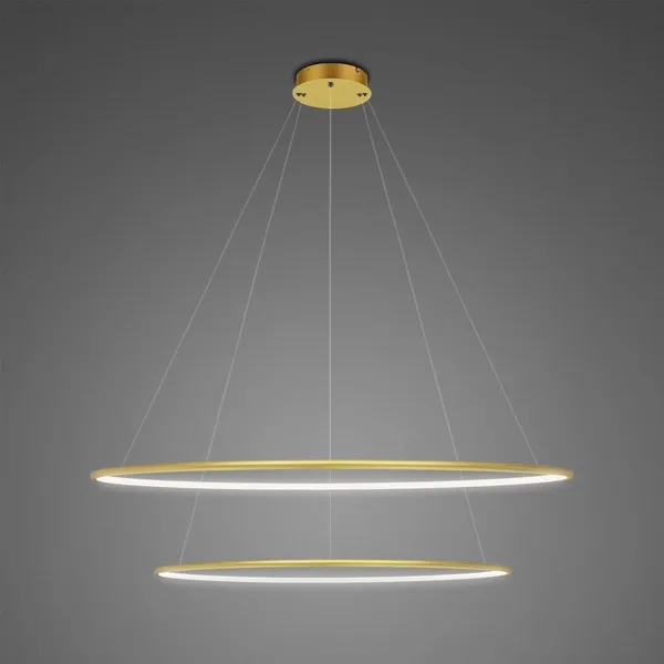 Lampa Ledowe Okręgi No.2 80cm 4k złota Dali