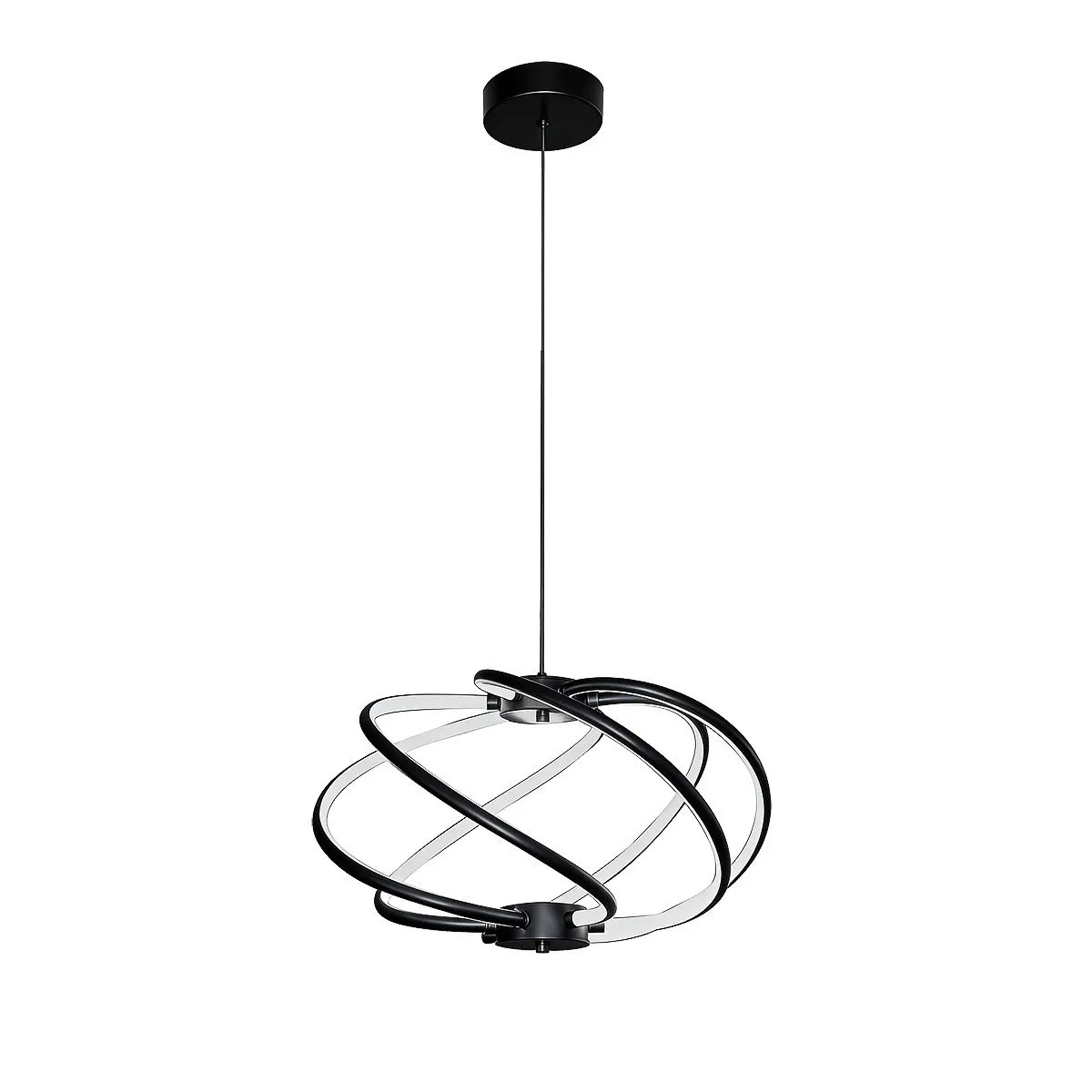 Lampa wisząca Kandor czarna LED CCT - obrazek 5