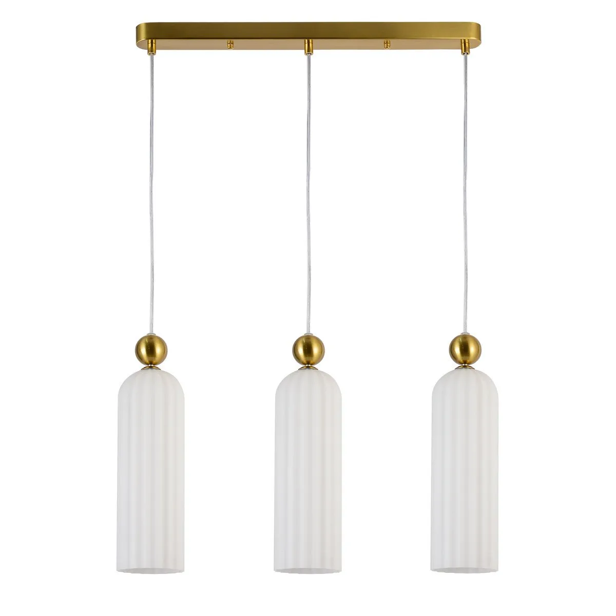 Lampa wisząca Piega 3 biała 3xE14 - obrazek 5