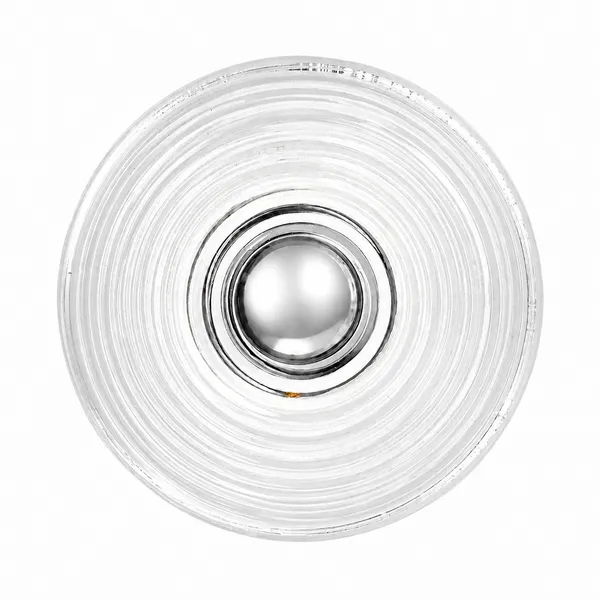 Lampa ścienna HELIOS 30 cm transparentno srebrna