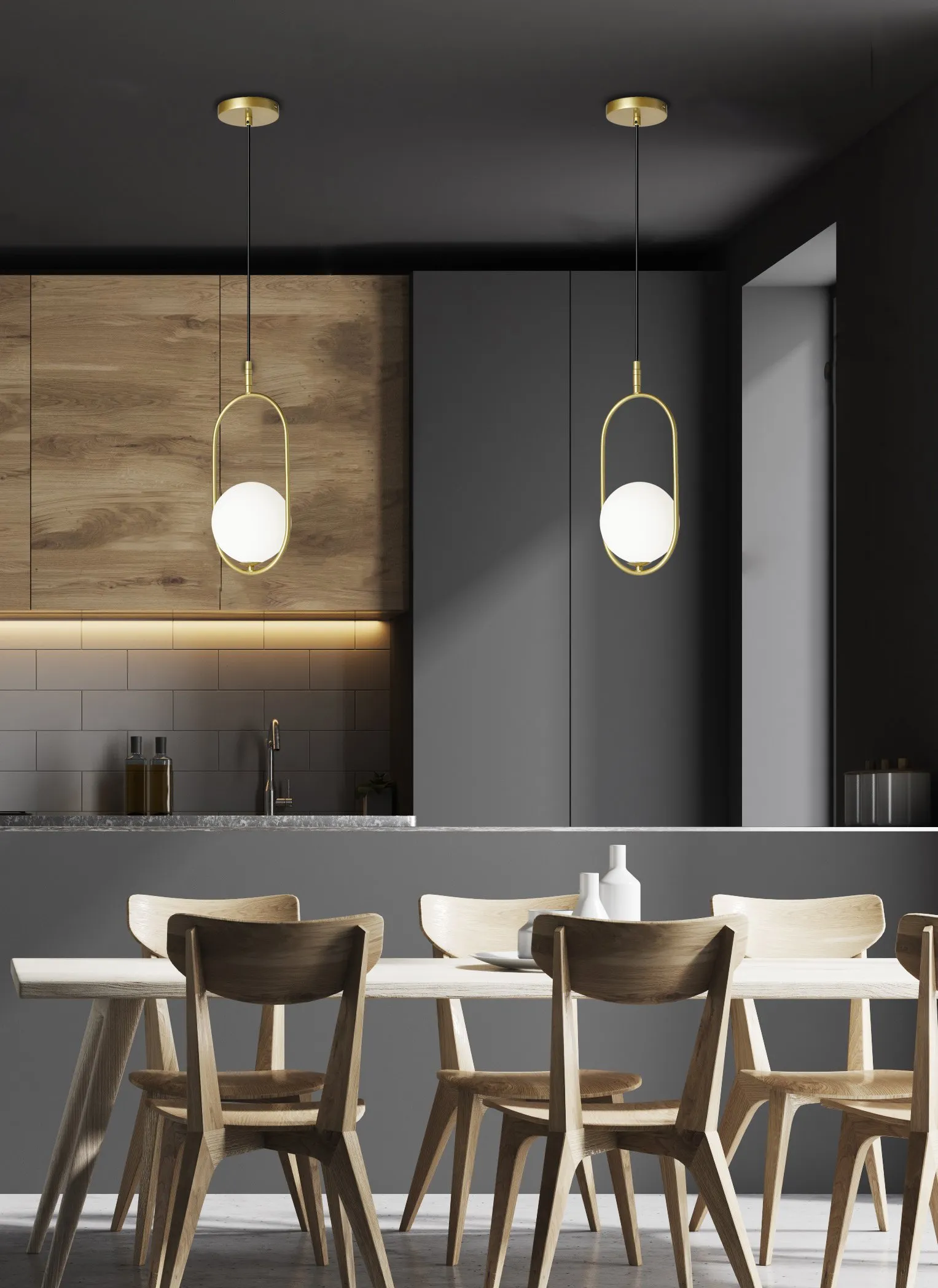 CORDEL LAMPA WISZĄCA 1X28W G9 MOSIĄDZ - obrazek 13