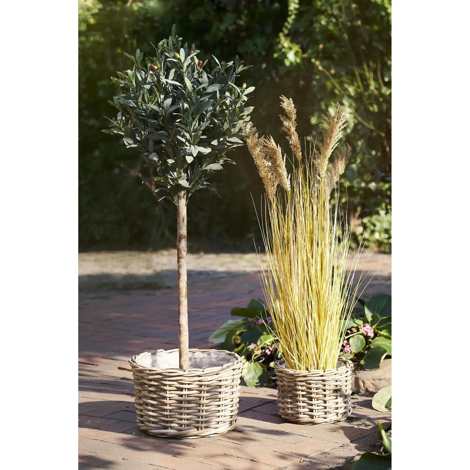 Zestaw 2 koszy Kalak rattan - obrazek 3