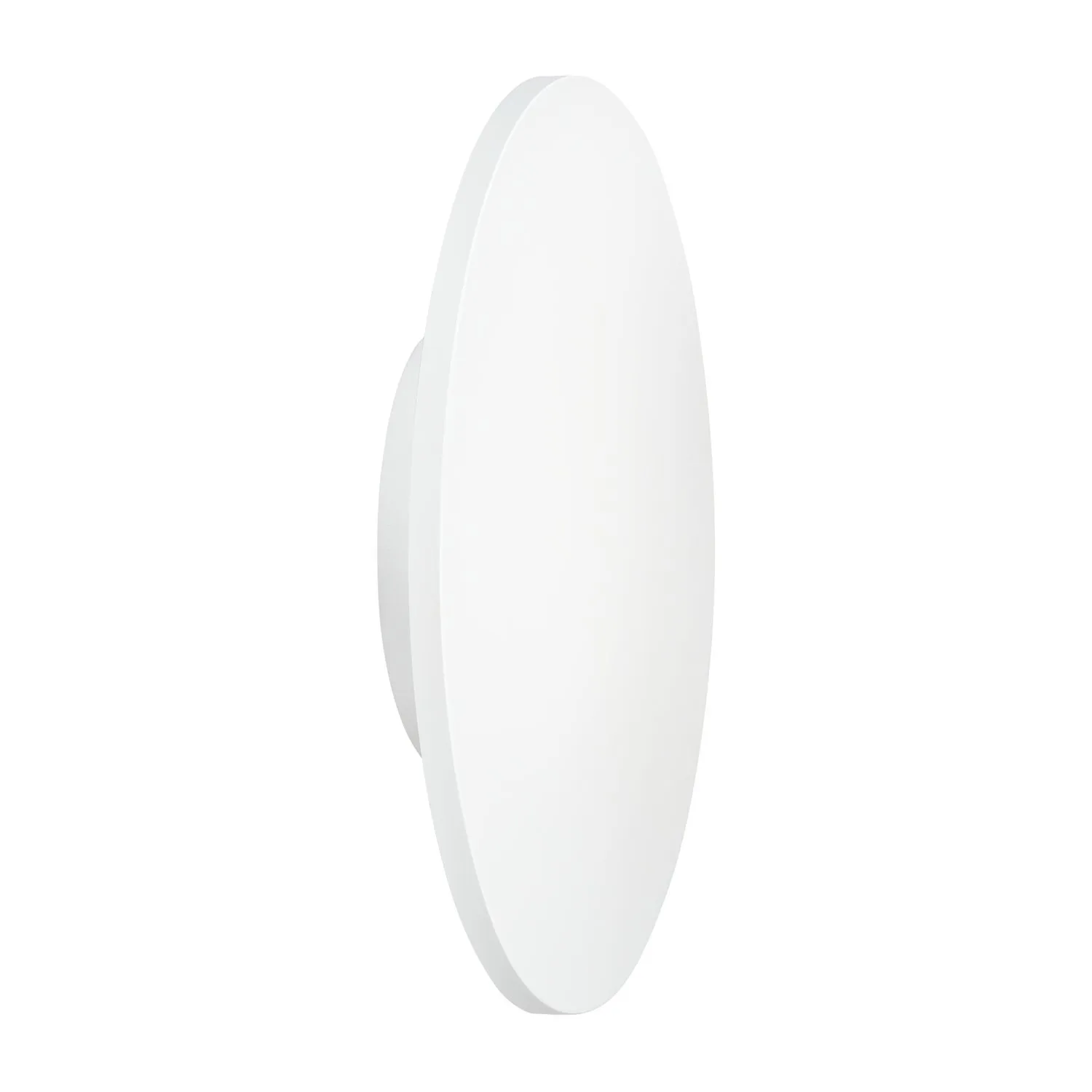 Lampa ścienna NYX 25 cm - LED okrągła, metalowa, biała - obrazek 3
