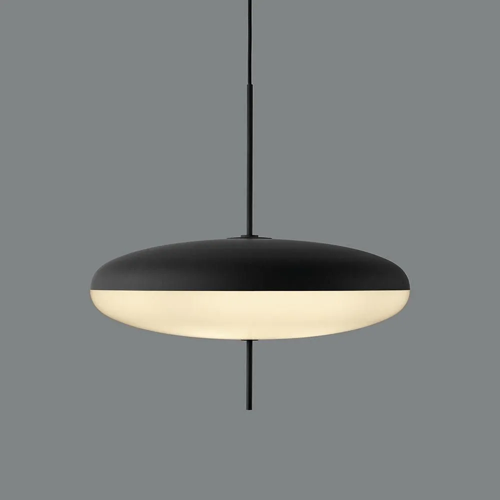 Lampa wisząca PIATTO 50 cm, biało czarna - obrazek 4
