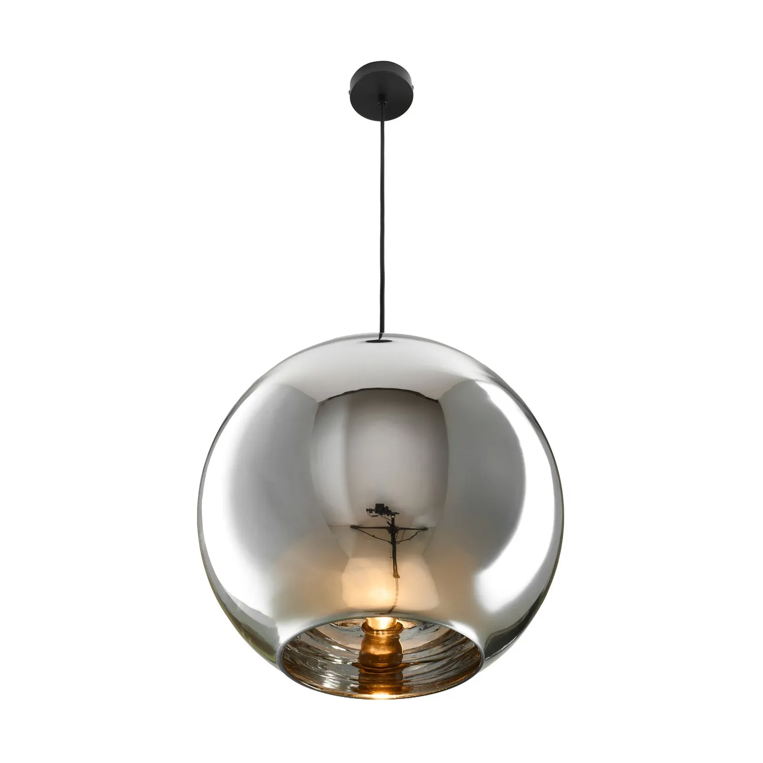 Lampa wisząca MIRROR GLOW - L chrom 40 cm - obrazek 4