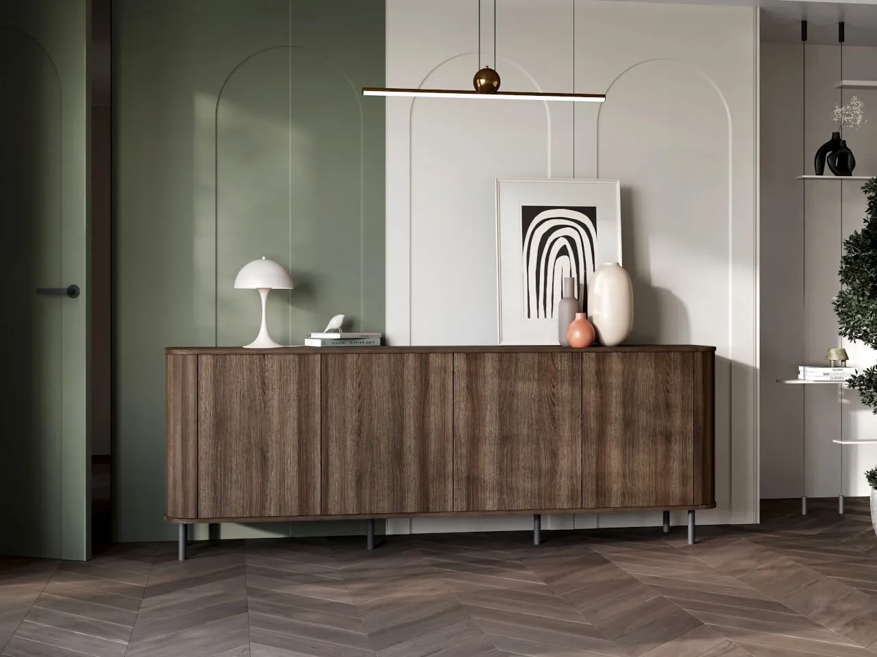 Komoda 4DN AZELIO dąb barock - obrazek 4