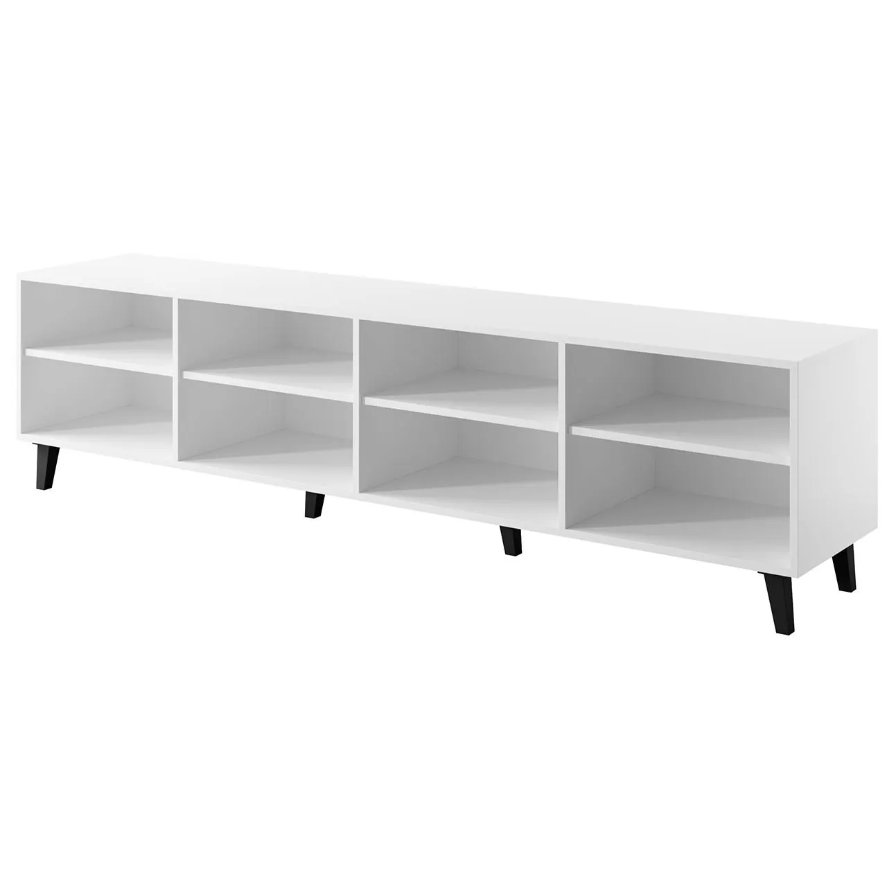 Komoda RTV RAFO biały / dąb craft - obrazek 3