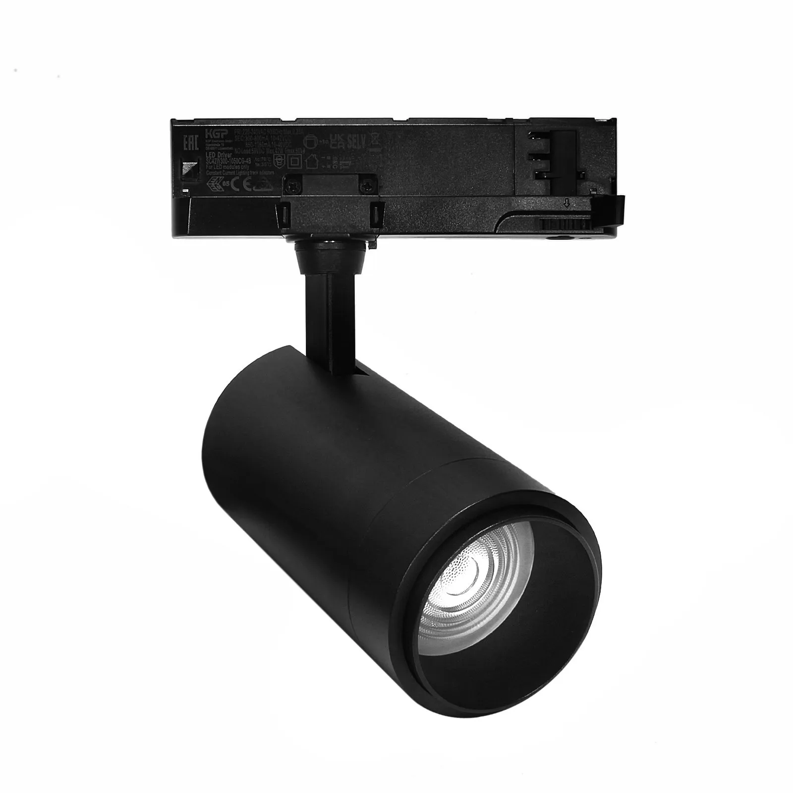 Reflektor Szynowy Zoom TRACK SYSTEM DD-04 230V 10W-30W 3000K Czarny 3 Fazowy 230V - obrazek 2