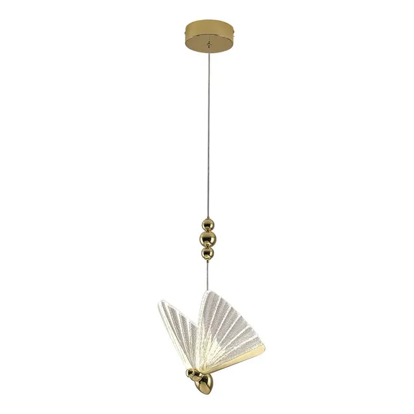 Lampa wisząca Mariposa 1 złota LED CCT