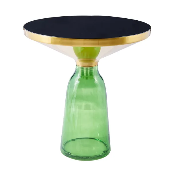 Stolik kawowy DOLCE zielono czarny 50 cm