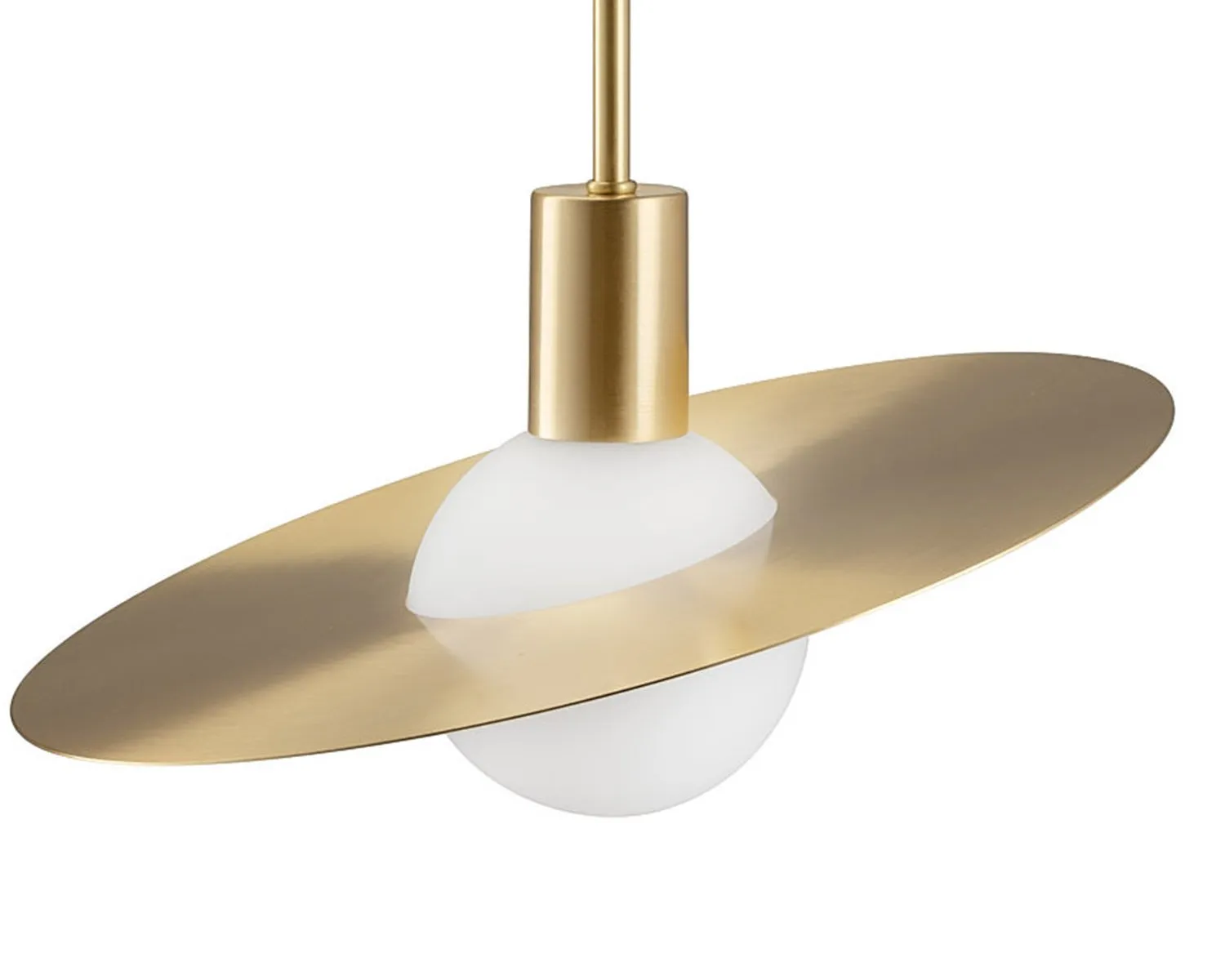 Lampa wisząca JUPITER złota 30 cm - obrazek 8