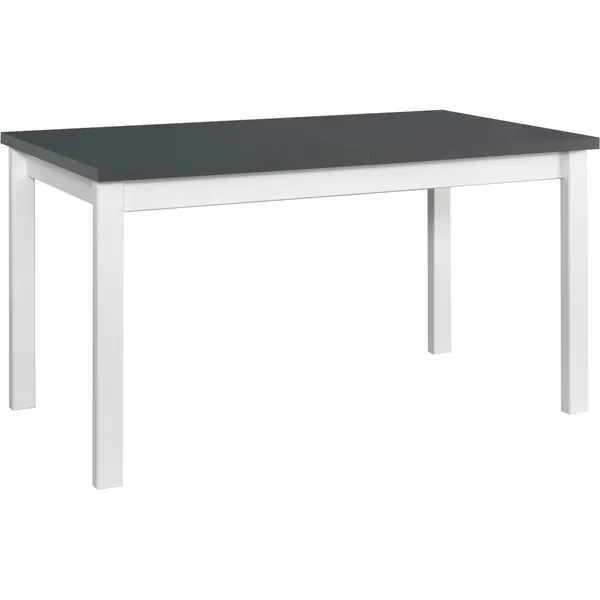 Stół DS37 80x140/180 grafit laminat / biały