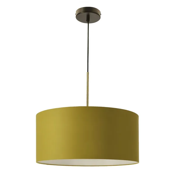 VANTI lampa wisząca sufitowa 1x40W E27 czarna oprawa abażur limonkowy nowoczesna kolorowa do salonu sypialni kuchni jadalni wnętrza młodzieżowe