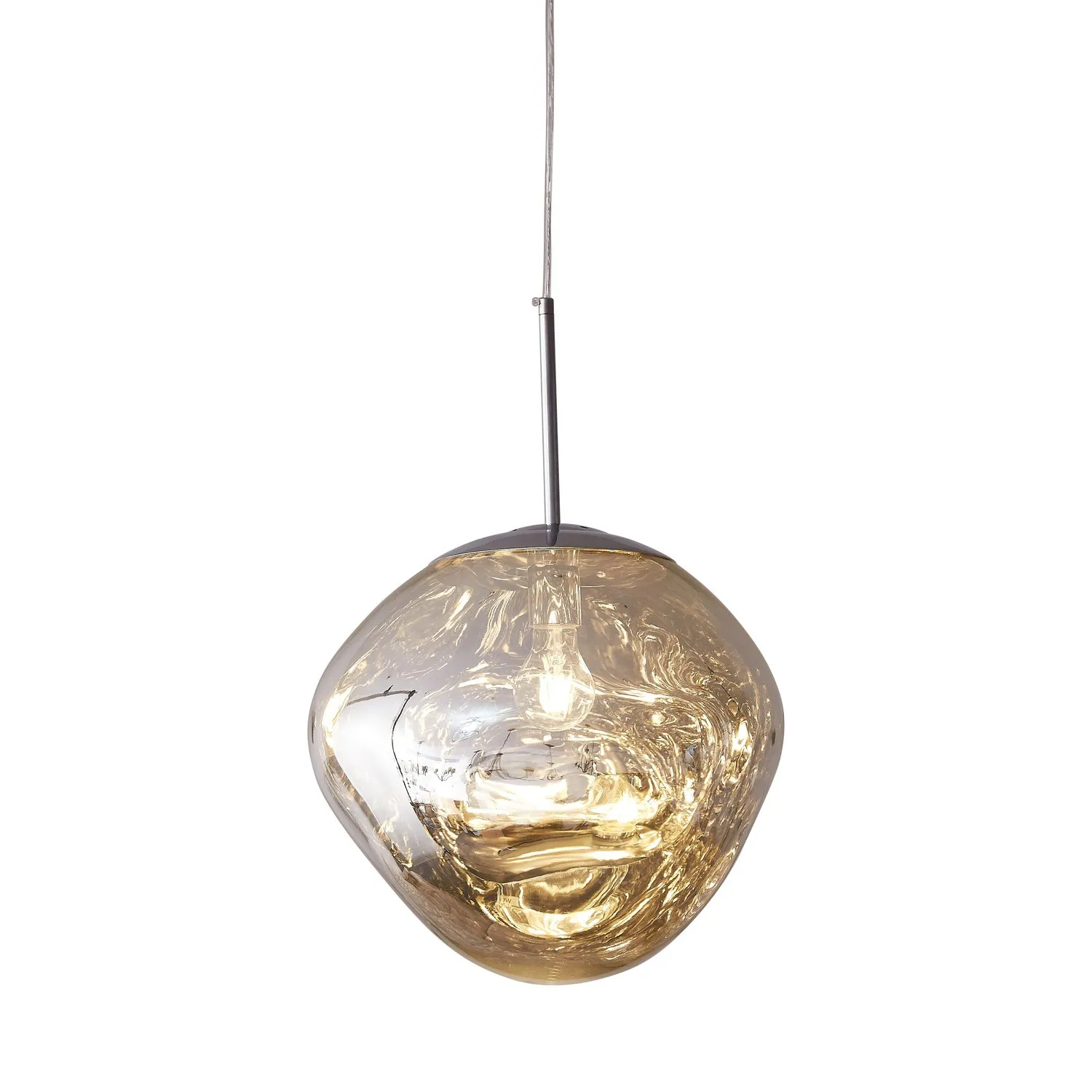 Lampa wisząca GLAM S srebrna 18 cm - obrazek 7