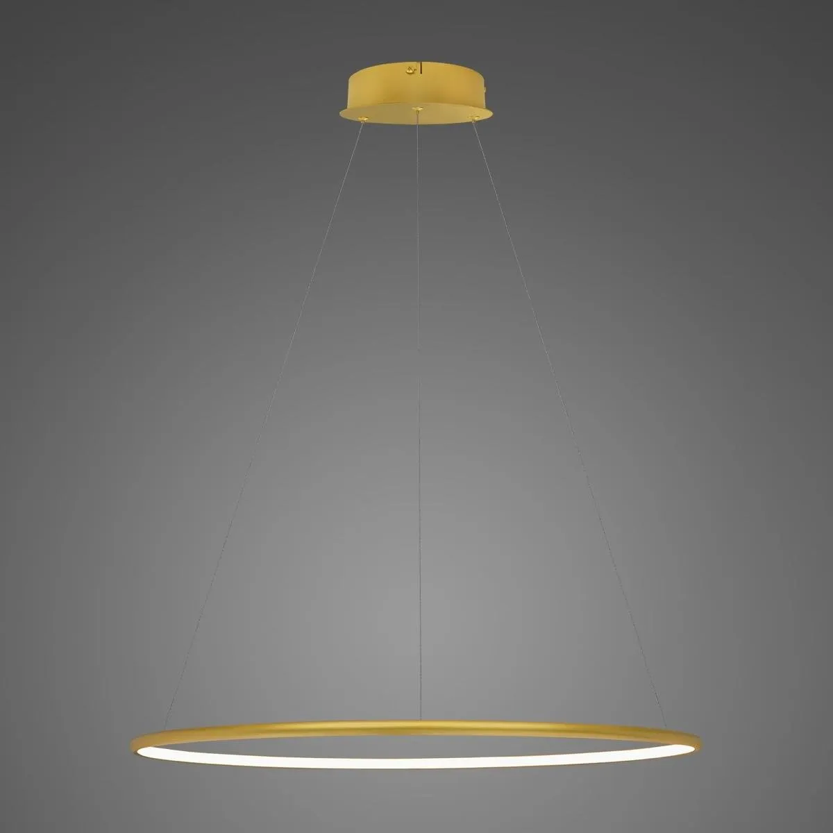 Lampa wisząca Ledowe Okręgi No.1 60cm 2700k złota Dali
