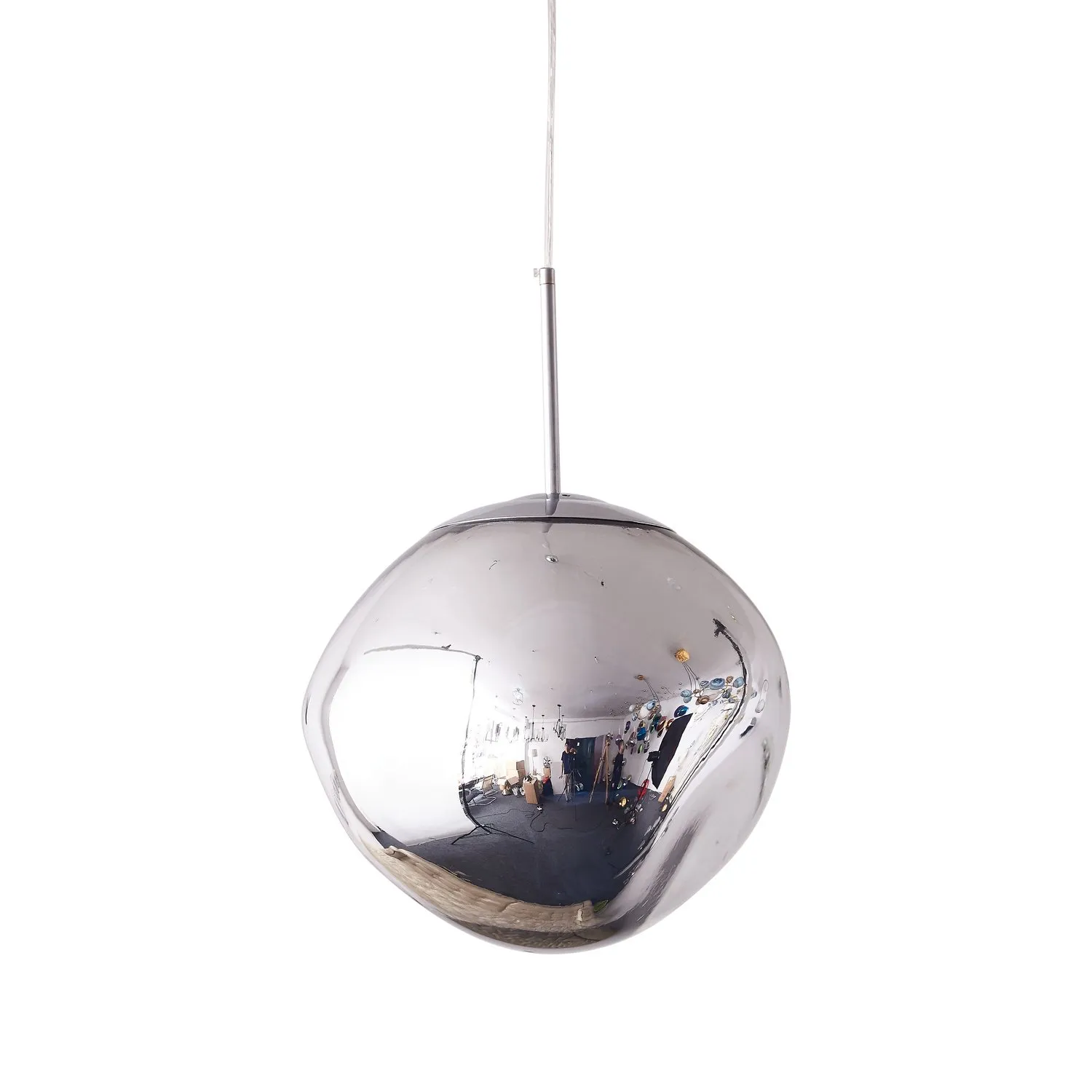 Lampa wisząca GLAM S srebrna 18 cm - obrazek 8