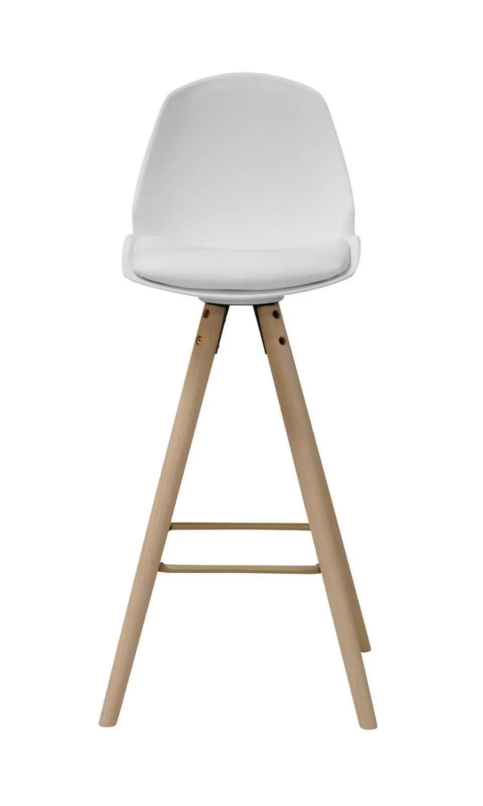 Stołek barowy Oslo biały wood - obrazek 4